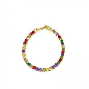 Vòng đeo tay bằng đồng mạ vàng châu Âu và Mỹ 18K